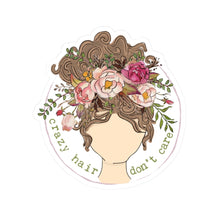 Load image into Gallery viewer, 'Crazy Hair - Don't Care' Sticker