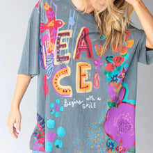 Load image into Gallery viewer, Peace Canvas Tee