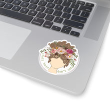 Load image into Gallery viewer, 'Crazy Hair - Don't Care' Sticker