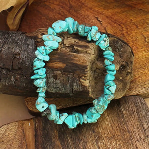 Tumbled Turquoise Stretch Bracelet