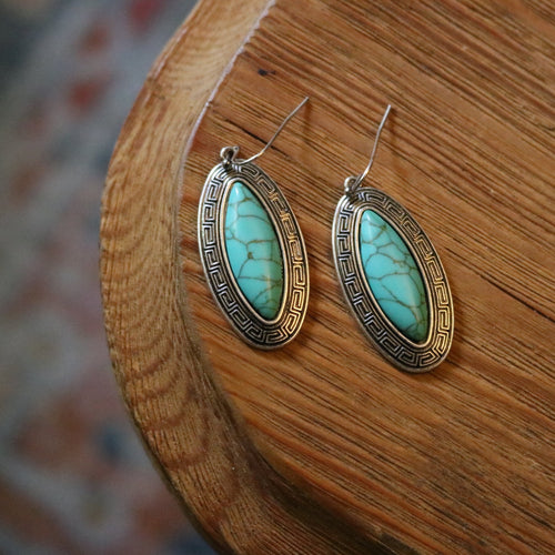 Silver Turquoise Earrings