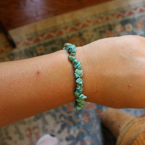 Tumbled Turquoise Stretch Bracelet