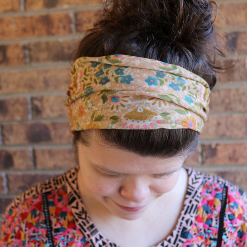 Sunny Floral Half Headband