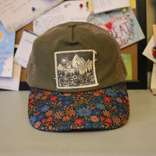 Load image into Gallery viewer, Mountain Floral Hat
