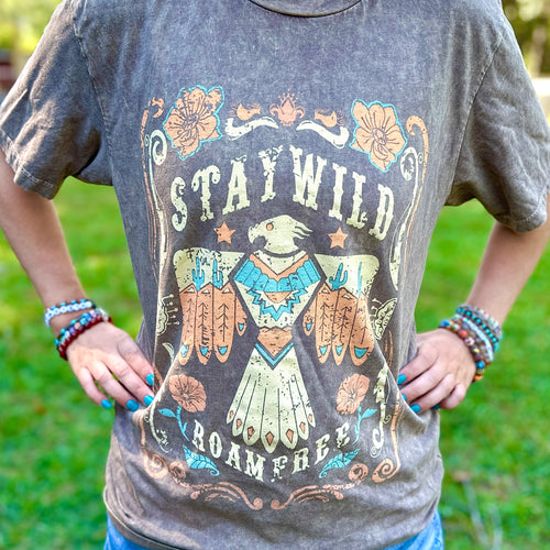 'Stay Wild - Roam Free ' Adult Shirt