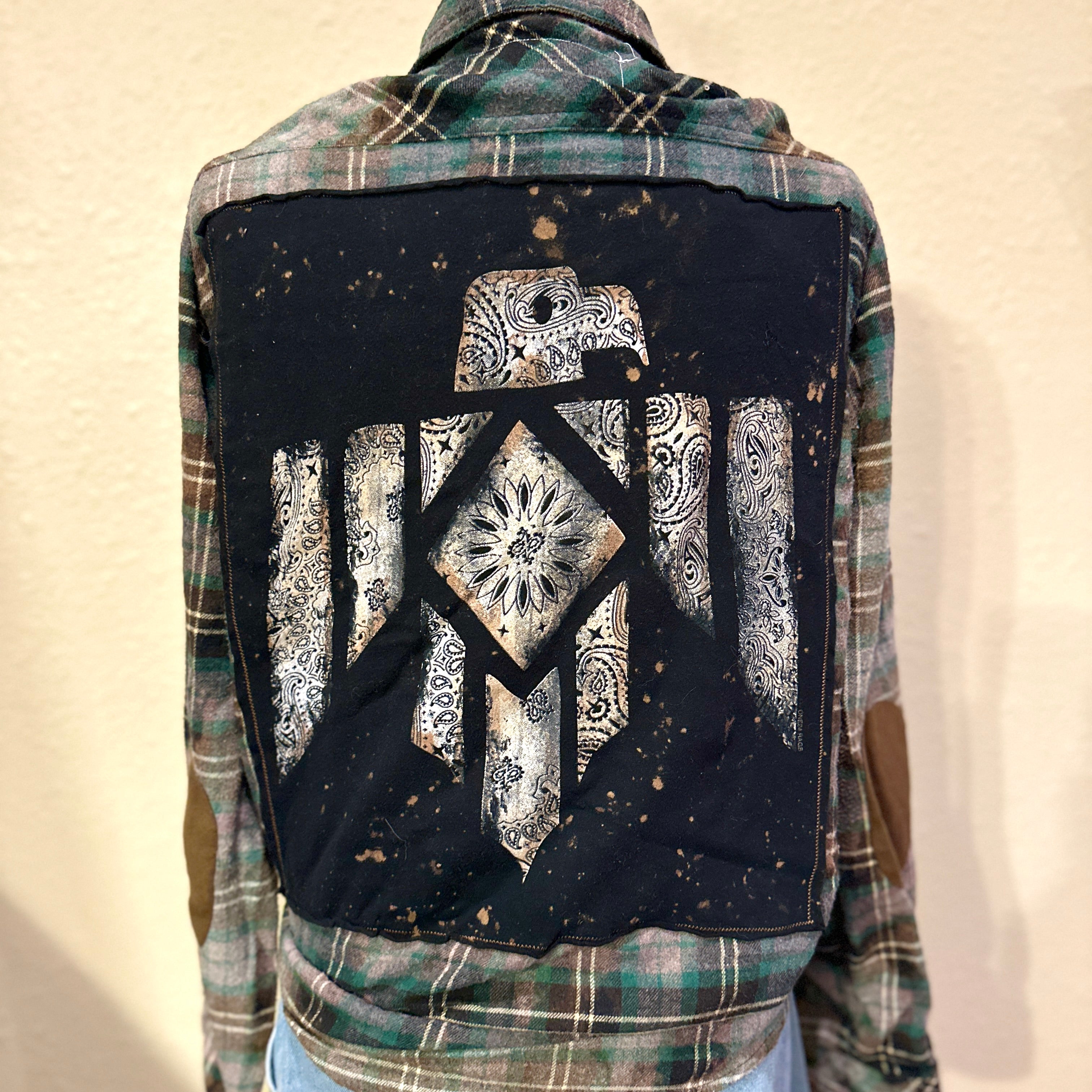 Dry Bones“THUNDERBIRD”Rayon Long Shirts Dry Bones/“THUNDERBIRD”Rayon Long Sleeve Shirts(GRAY) - ◇Harajuku