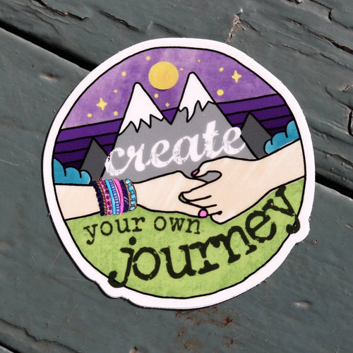 'Create Your Own Journey' Sticker
