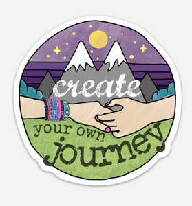 'Create Your Own Journey' Sticker